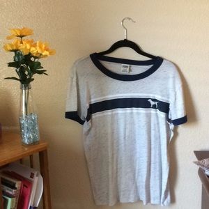 pink bell ringer tee :)